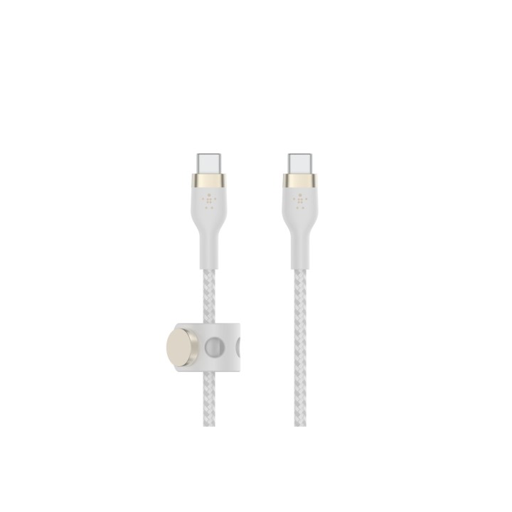 Belkin BOOSTâ†‘CHARGE PRO Flex cable USB 2 m USB 2.0 USB C Blanco
