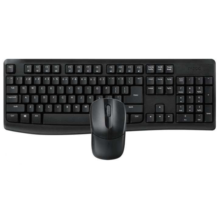 Rapoo X1800Pro teclado Ratón incluido RF inalámbrico QWERTY Negro