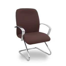Piqueras y Crespo Sillón Caudete confidente patin bali marron oscuro