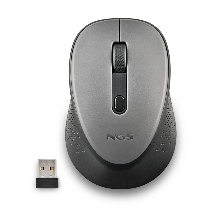 NGS DEW ratón Ambidextro RF inalámbrico Í“ptico 1600 DPI