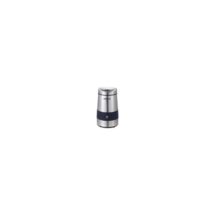 Haeger CG-200.001A molinillo de café 200 W Negro, Acero inoxidable