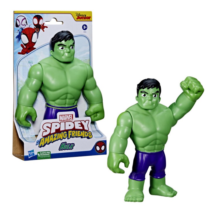 Figura Hulk Spidey y Su Superequipo Marvel 22cm