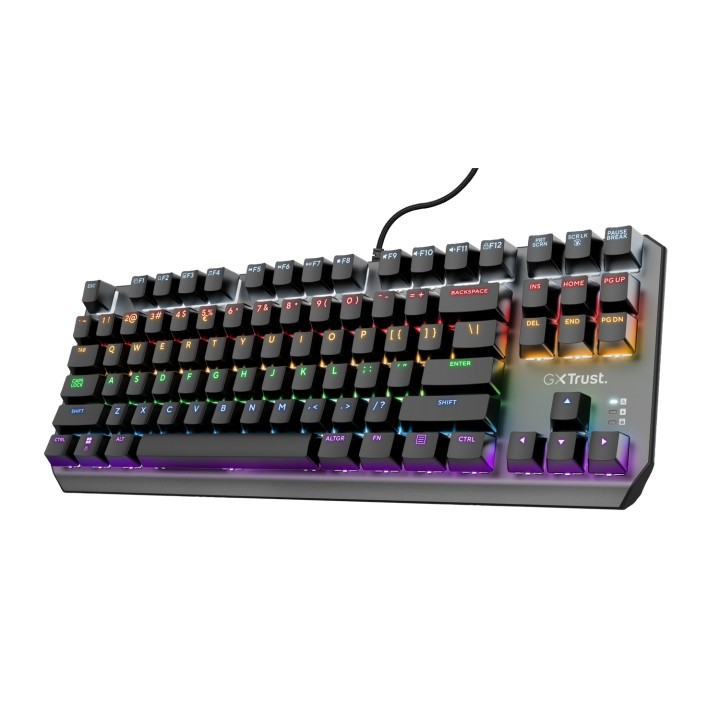 Trust GXT 834 CALLAZ teclado USB QWERTY Negro