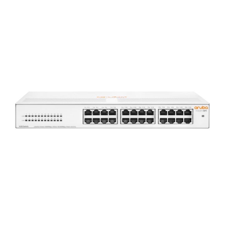 Aruba Instant On 1430 24G No administrado L2 Gigabit Ethernet (10/100/1000) 1U Blanco