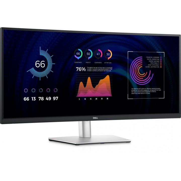 DELL P Series P3424WE 34.1" 4K Ultra HD LCD Negro Monitor
