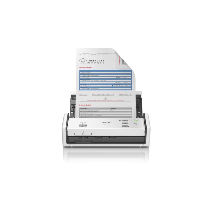 Brother ADS-1300 Escáner con alimentador automático de documentos (ADF) 1200 x 1200 DPI A4 Blanco