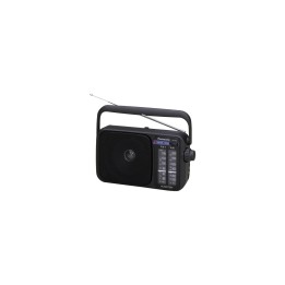 Radio portatil panasonic am fm ac altavoz 770mw negro RF-2400DEG-K