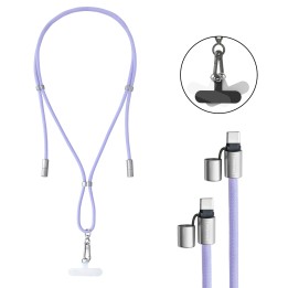 Intenso Handykette als Lade- + Datenkabel USB-C bis 1,65m lila cable USB USB C Púrpura