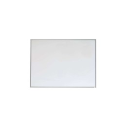 Nobo Pizarra Blanca Magnetica Peque?a con Marco de Aluminio 585x430mm - Borrado en Seco - Almohadillas Adhesivas - Ideal para