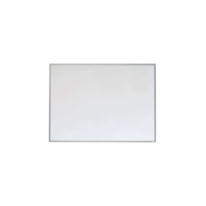 Nobo Pizarra Blanca Magnetica Peque?a con Marco de Aluminio 585x430mm - Borrado en Seco - Almohadillas Adhesivas - Ideal para
