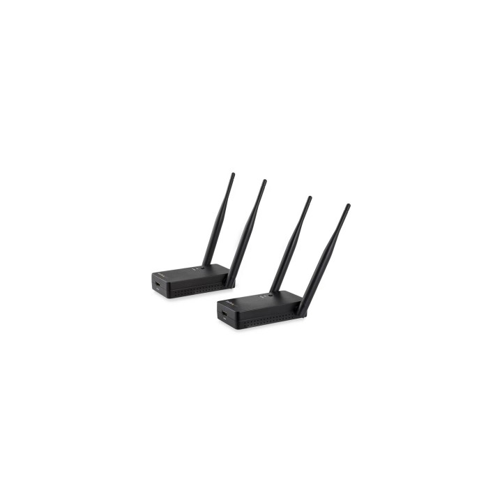 StarTech.com Juego de Transmisor y Receptor Inalambrico HDMI extensor alargador prolongador 1080p 200m de Alcance negro