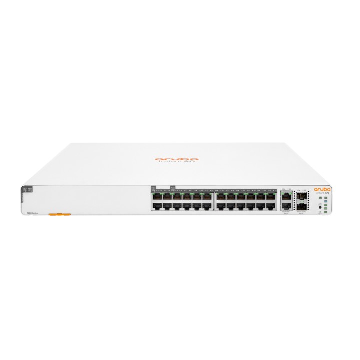 HPE Aruba Networking Aruba Instant On 1960 24G 20p Class4 4p Class6 PoE 2XGT 2SFP+ 370W Gestionado L2+ Gigabit Ethernet