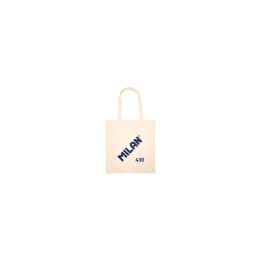 Milan Serie 1918 Tote Bag Bolsa de Tela - Tama?o  50x38x41cm - Asa Larga 27cm - Tejido 'ripstop' - Color Beige