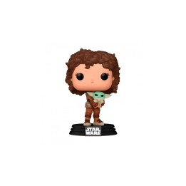 Funko pop mandalorian peli motto con grogu 76552
