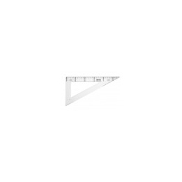 CARTABON TRANSPARENTE EN PLASTICO INYECTADO GRADUADO Y BISELADO 30 CM. FAIBO 41330