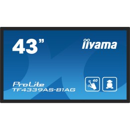iiyama TF4339AS-B1AG pantalla de señalización Pantalla plana para señalización digital 108 cm (42.5") LED 500 cd / m² 4K Ultra