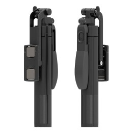 AISENS Palo Tripode Para Selfie Con Mando A Distancia Bluetooth 3 En 1, Negro