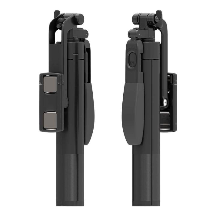 AISENS Palo Tripode Para Selfie Con Mando A Distancia Bluetooth 3 En 1, Negro