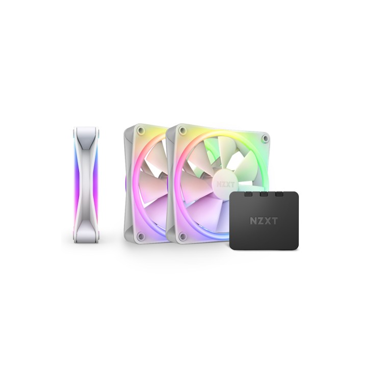 NZXT F120 RGB DUO Triple Pack Carcasa del ordenador Ventilador 12 cm Blanco 3 pieza(s)