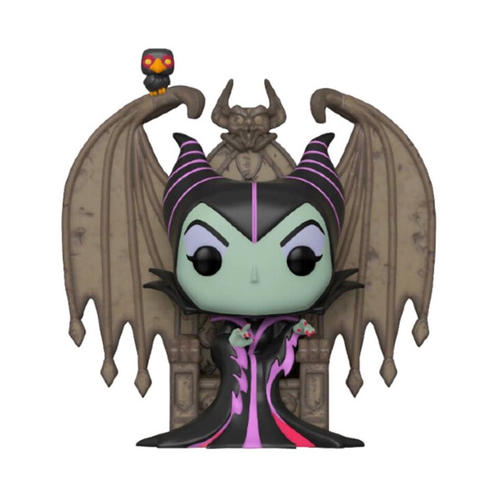 Figura POP Disney Villains Maleficent with Throne