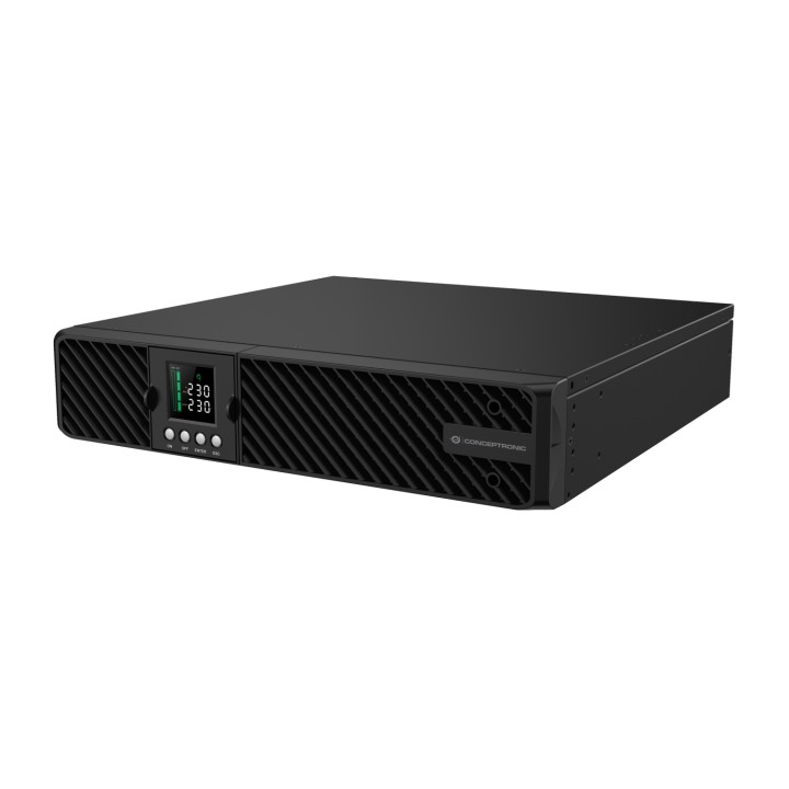 Conceptronic ZEUS51E2K sistema de alimentación ininterrumpida (UPS) Doble conversión (en línea) 2 kVA 2000 W 8 salidas AC