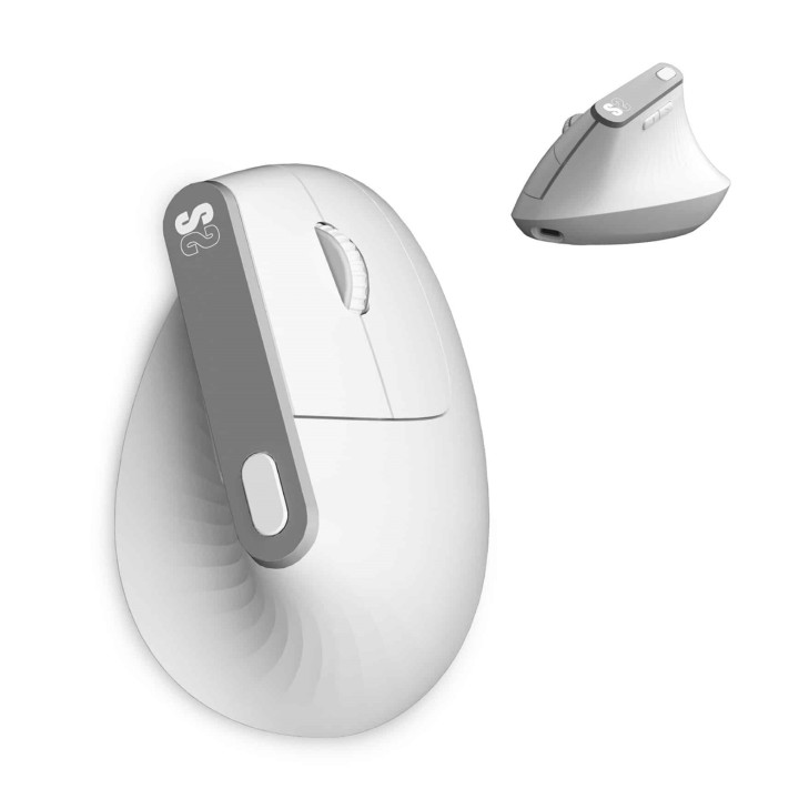 SUBBLIM SUBMO-EDNVW02 ratón Universal mano derecha Bluetooth + USB Type-C Óptico 4000 DPI
