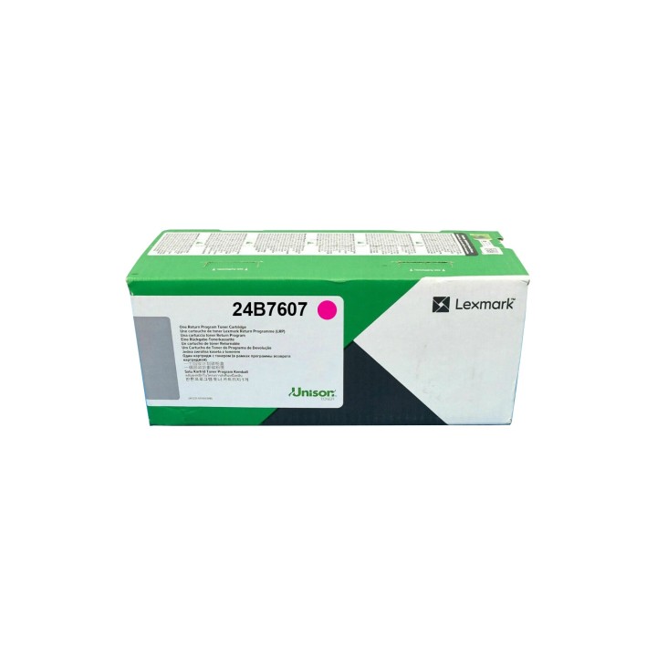 Lexmark 24B7607 cartucho de tóner 1 pieza(s) Original Magenta