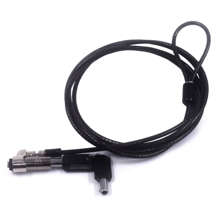 EWENT CABLE DE SEGURIDAD DE PORTÁTIL NANO CON LLAVES