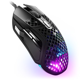 Steelseries Aerox 5 ratón Juego mano derecha USB tipo A Óptico 18000 DPI