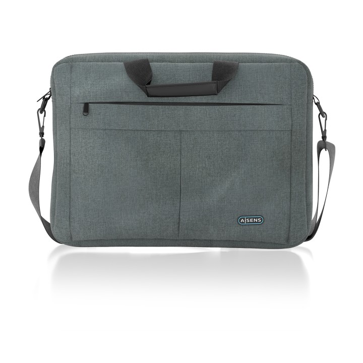 AISENS Maletin premium para portatil 15.6, Gris