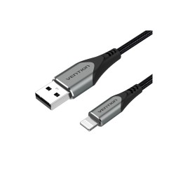 Vention Cable USB 2.0 Lightning LABHF/ USB Macho - Lightning Macho/ 1m/ Gris
