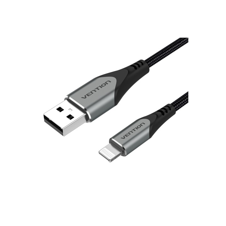 Vention Cable USB 2.0 Lightning LABHF/ USB Macho - Lightning Macho/ 1m/ Gris