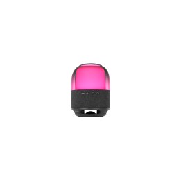 Mars Gaming MS-FLOW, Altavoz Portátil Bluetooth 15W, Iluminación Orbilight RGB 360°, Sonido Potente con Driver DeepBass 57mm,