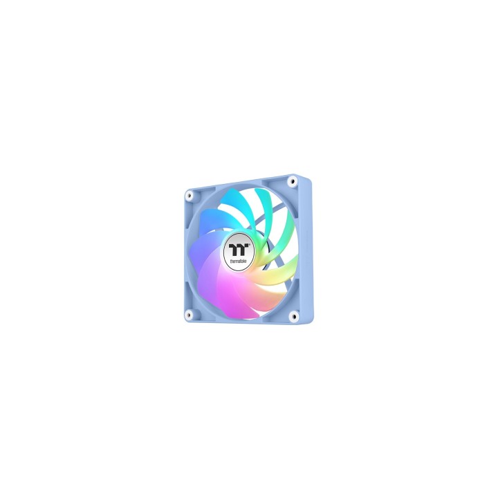 Thermaltake Fan Hydrangea Blue CT120 Carcasa del ordenador Ventilador 12 cm Azul, Blanco 2 pieza(s)