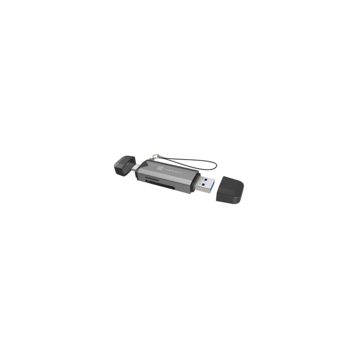 NATEC NCZ-2262 lector de tarjeta USB 3.1 Interno Negro, Gris Oscuro