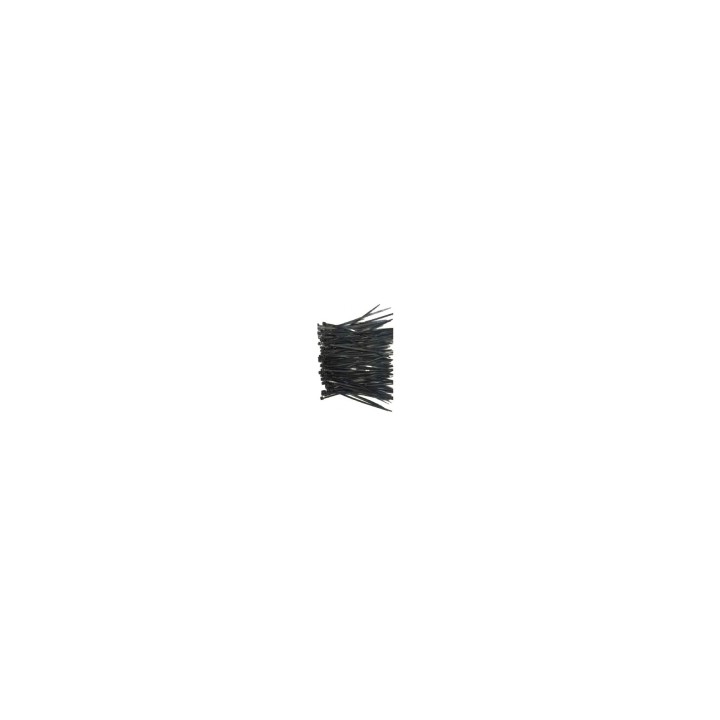 Gembird NYTFR-250X3.6 presilla Nylon Negro 100 pieza(s)