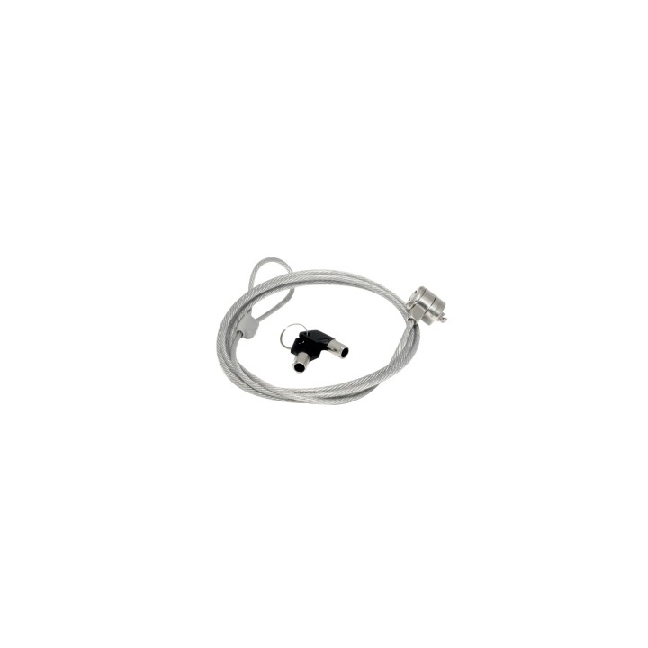 Mobilis 001262 cable antirrobo Plata 1,8 m