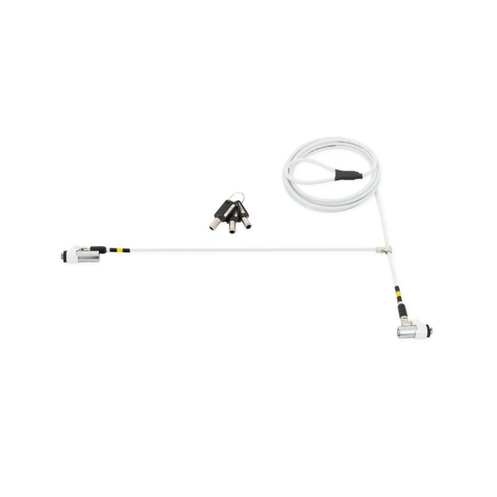 Mobilis 001331 cable antirrobo Blanco 1,8 m