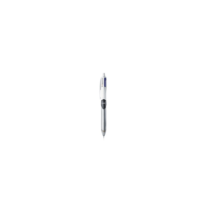 BIC 4Colours Negro, Azul, Verde, Rojo Bolígrafo de punta retráctil con pulsador 12 pieza(s)