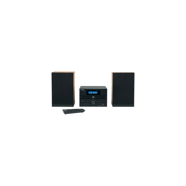 Thomson MIC122BT Microcadena de música para uso doméstico 10 W Negro, Plata