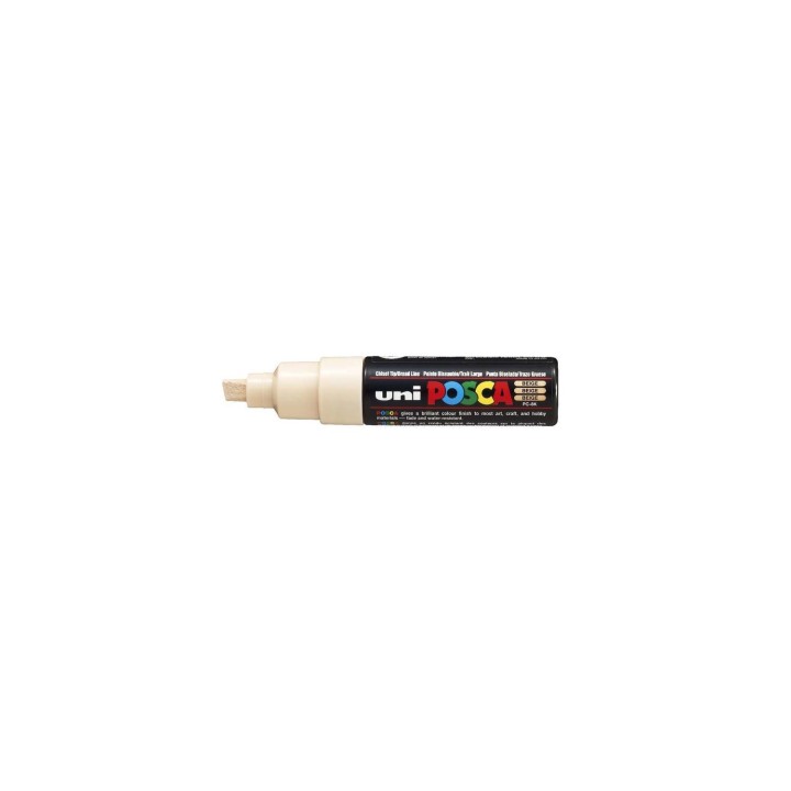 POSCA uni PC-8K marcador 1 pieza(s) Punta de cincel Beige