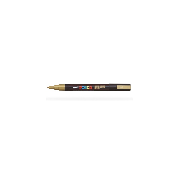 POSCA PC3M OR marcador 1 pieza(s) Punta fina Oro