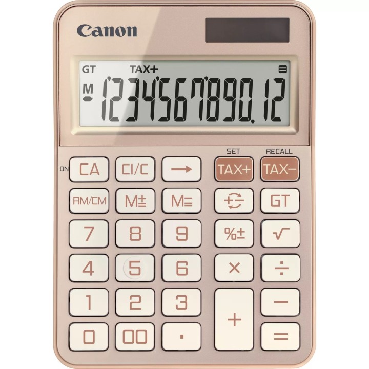 Canon KS-125KB calculadora Escritorio Calculadora básica Oro rosa