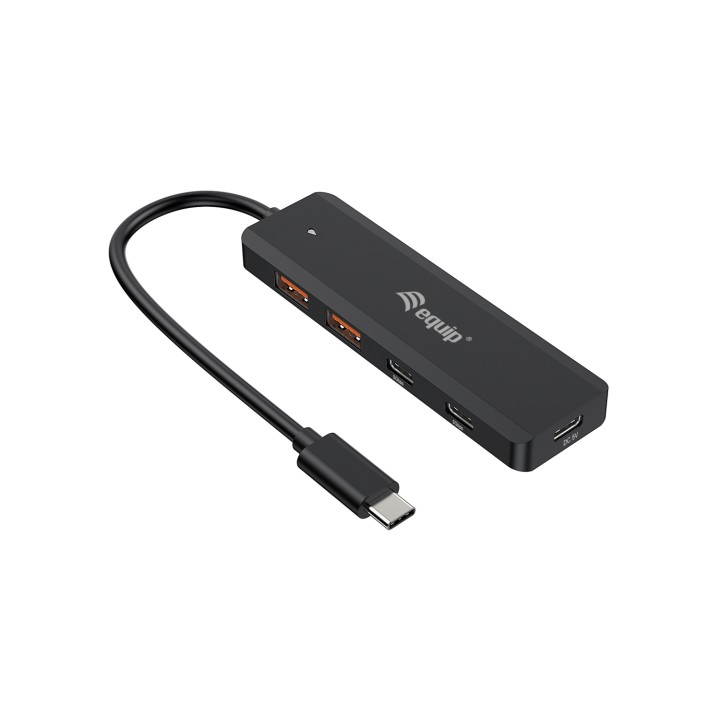 Equip 128966 hub de interfaz USB 3.2 Gen 2 (3.1 Gen 2) Type-C 10000 Mbit/s Negro