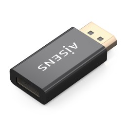 AISENS Conversor DisplayPort a HDMI 4K@60HZ, DP/M-HDMI/H, Negro
