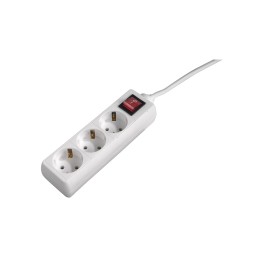 Hama 69223781 base múltiple 1,4 m 3 salidas AC Interior Blanco