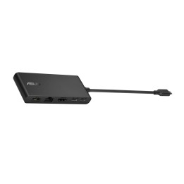 ASUS Dual 4K USB-C Dock DC201 Alámbrico USB 3.2 Gen 2 (3.1 Gen 2) Type-C Negro
