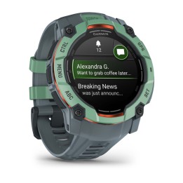 Garmin Instinct 3 AMOLED 3,3 cm (1.3") 50 mm Digital 416 x 416 Pixeles Pantalla táctil Verde GPS (satélite)