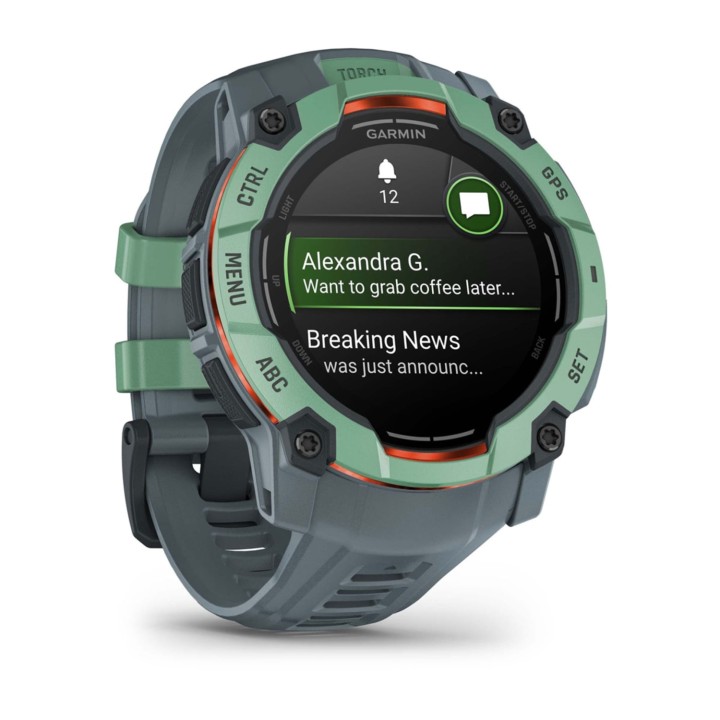 Garmin Instinct 3 AMOLED 3,3 cm (1.3") 50 mm Digital 416 x 416 Pixeles Pantalla táctil Verde GPS (satélite)