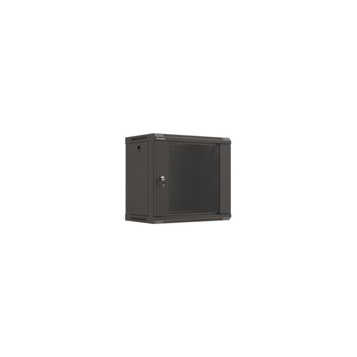 Lanberg WF03-5309-10B armario rack 9U Bastidor de pared Negro
